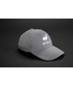 Unisex 5 Panel Sandwich Cap Light-grey/black 7593