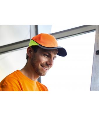 Unisex Neon-Cap Neon geel/neon oranje 7594