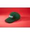 Unisexe Casquette sandwich coton brossé lourd Vert-foncé/blanc/noir 7603