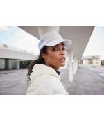 Unisexe Casquette trucker 5 panneaux Rose-fluo/blanc 7622