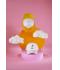 Kinderen 5 Panel Polyester Mesh Cap for Kids Wit/lichtblauw 7623