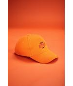 Unisex 5 Panel Cap Heavy Cotton Orange 7643