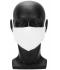 Unisexe Masque facial en forme 3D Blanc 10423