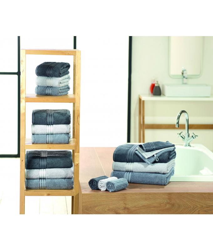 Unisex Guest Towel Mid-grey 7662