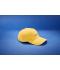 Unisex Turned 6 Panel Cap Laminated Oranje 7687