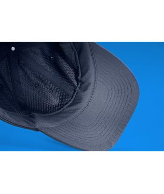 Unisex 6 Panel Coolmax® Cap Black 7688