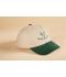 Unisex 6 Panel Raver Cap Lichtgrijs 7690