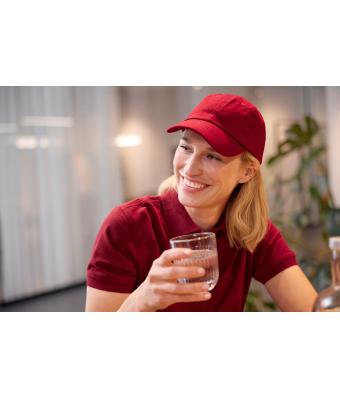 Unisexe Casquette 6 panneaux coton brossé lourd Bleu-ciel 7690