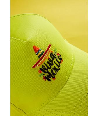 Unisex 5 Panel Cap Sunny-lime 7693