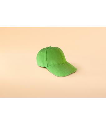 Unisexe Casquette 6 panneaux coton brossé lourd Noir 7700