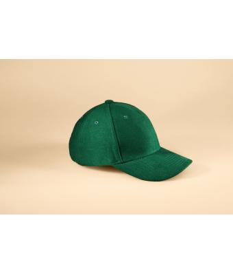 Unisexe Casquette 6 panneaux coton brossé lourd Marine 7701