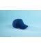 Unisexe Casquette 6 panneaux sandwich coton brossé lourd Gris clair/rouge/noir 7724