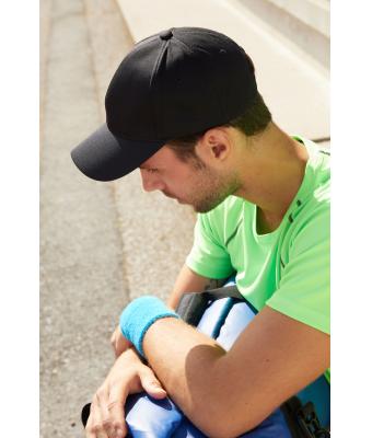 Unisex 6 Panel Sport Mesh Cap White 8558