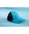 Unisexe Casquette filet 6 panneaux Noir/noir 8687