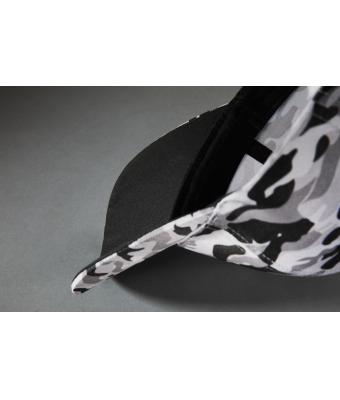 Unisex Șapcă de camuflaj cu 6 panouri Olijf/zwart 8688