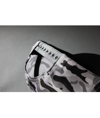 Unisex Șapcă de camuflaj cu 6 panouri Olijf/zwart 8688