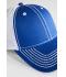 Unisex 6 Panel Mesh Cap Royal/white/white 8695