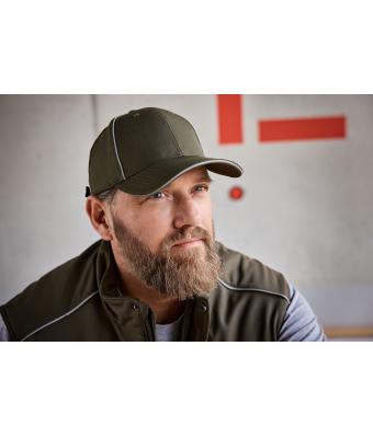 Unisex 6 Panel Workwear Cap - SOLID Carbon 10223