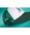 Unisexe Casquette filet 6 panneaux Blanc/vert-foncé 10253