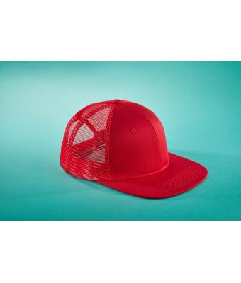 Unisex 6 Panel Flat Peak Cap Donkergroen/donkergroen 10254