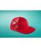 Unisex 6 Panel Flat Peak Cap Donkergroen/donkergroen 10254