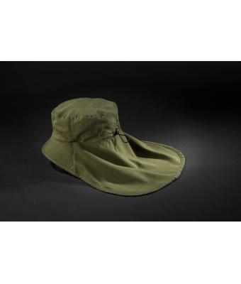 Unisex Function Hat with Neck Guard Black 10453