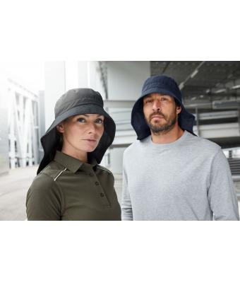 Unisex Function Hat with Neck Guard Black 10453