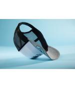 Unisex 6 Panel Mesh Cap Melange Bruin-melange/zwart 10455