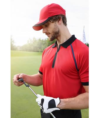 Unisex 5 Panel Sports Cap Red/black 11190