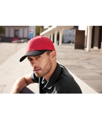 Unisex 6 Panel Mesh Cap Dark-grey/black 11191