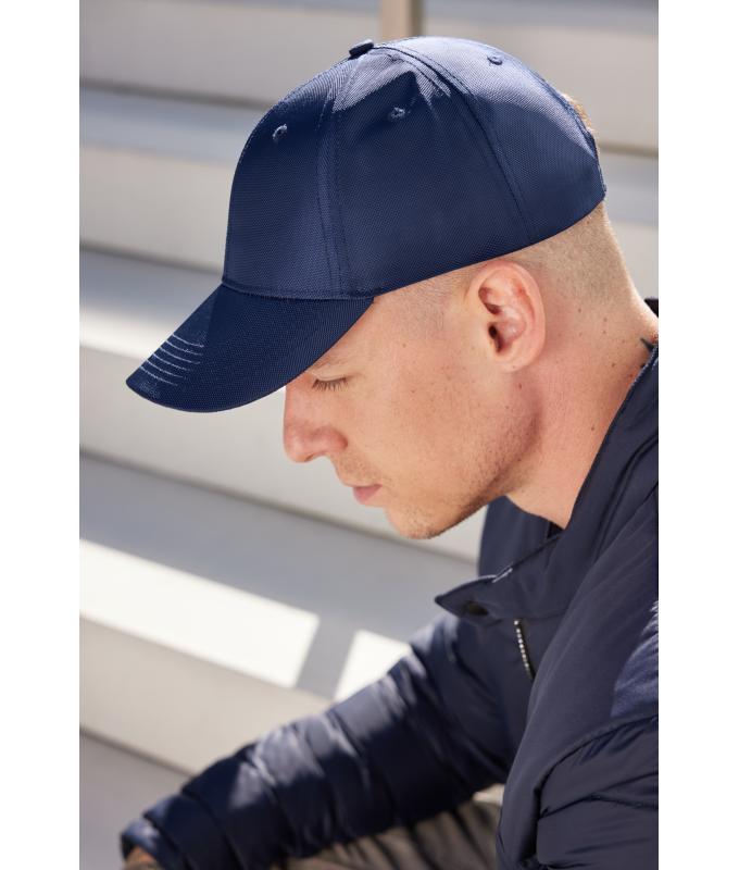 Unisex 6 Panel Cap Black 11501