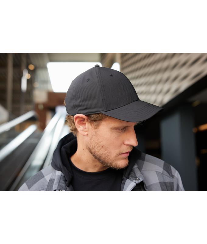 Unisex 6 Panel Workwear Cap RCS Blended Deep-blue 12023