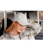 Unisex 6 Panel Workwear Cap RCS Blended White 12023