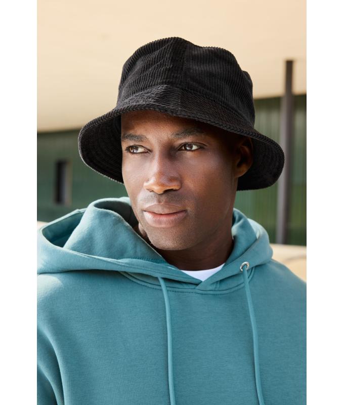 Unisex Corduroy Fisherman Hat Milky-blue 12030