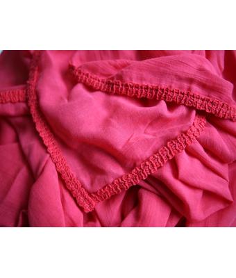 Unisexe Echarpe en coton Corail 8459