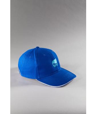 Unisexe Casquette sandwich légère Rouge/blanc 7774