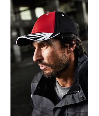 Unisexe Casquette artisan 6 panneaux - STRONG - Marine/marine/blanc 8146