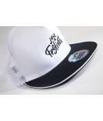 Unisex Pro Cap Mesh 5 Panel Black/red 8361