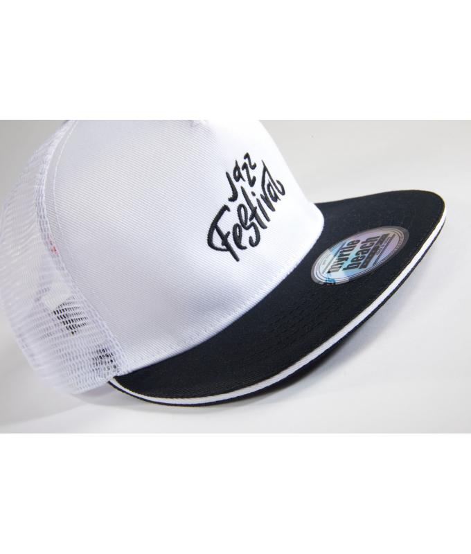 Unisex Pro Cap Mesh 5 Panel Black/red 8361
