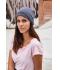 Unisex Organic Cotton Beanie   OCS Standard Light-denim-melange 8483