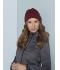 Unisex Casual Long Beanie Indian-red/black 8514