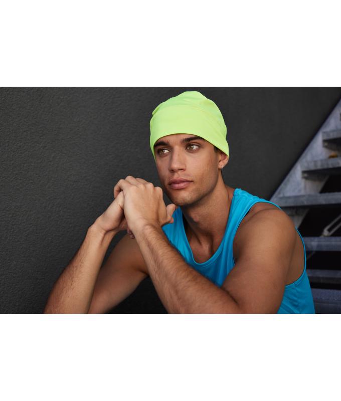 Unisex Running Beanie Bright-yellow 11538