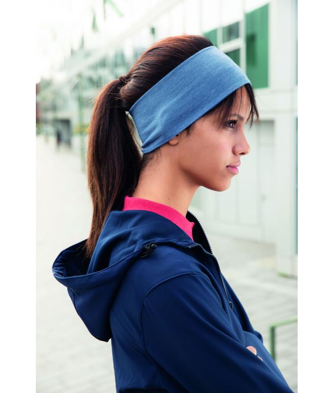 Unisex Cotton Headband OCS Standard Grey-heather 8693