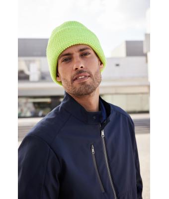 Unisex Reflective Winter Beanie Navy 10558