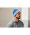 Unisex Reversible Beanie Royal/grey-heather 11118