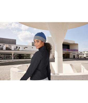 Unisex Reversible Beanie Red/grey-heather 11118