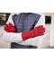 Unisex Fleece-Gloves Rood-melange 11192