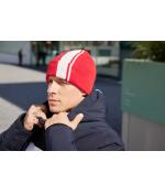 Unisexe Bonnet d'hiver Rouge/blanc 11495