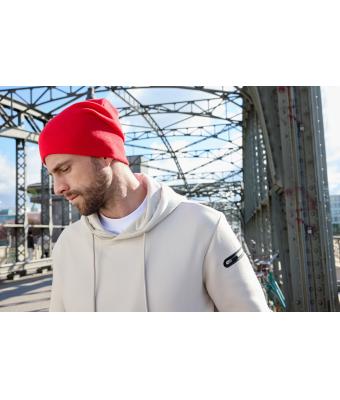 Unisex Organic Cotton Casual Beanie   OCS Standard Black 11828