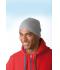 Unisex Knitted Beanie with Fleece Inset Rood 7832
